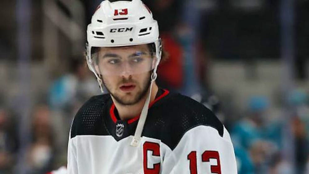 Persönliches Erfolgserlebnis, aber Niederlage mit dem Team: Nico Hischier erzielte bei der 4:8-Schlappe seiner New Jersey Devils in Winnipeg das 3:3.