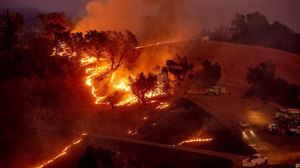 Il devastante incendio del 2019 nelle contea di Sonoma, in California