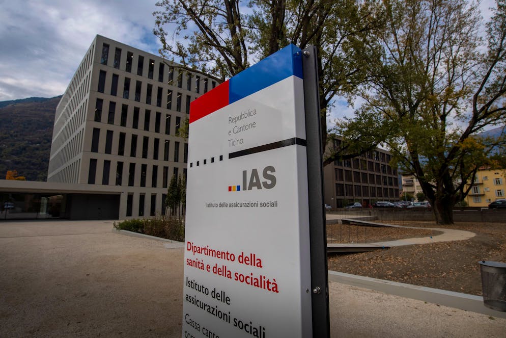 Lo stabile dell'Istituto delle assicurazioni sociali (IAS) a Bellinzona