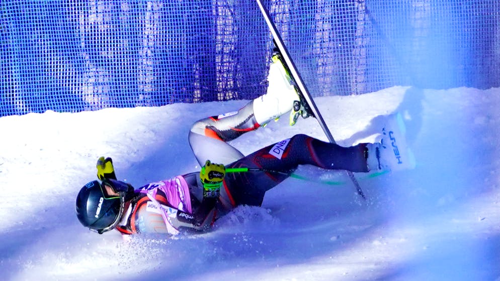 Le Norvégien Kjetil Jansrud était tombé lourdement vendredi.