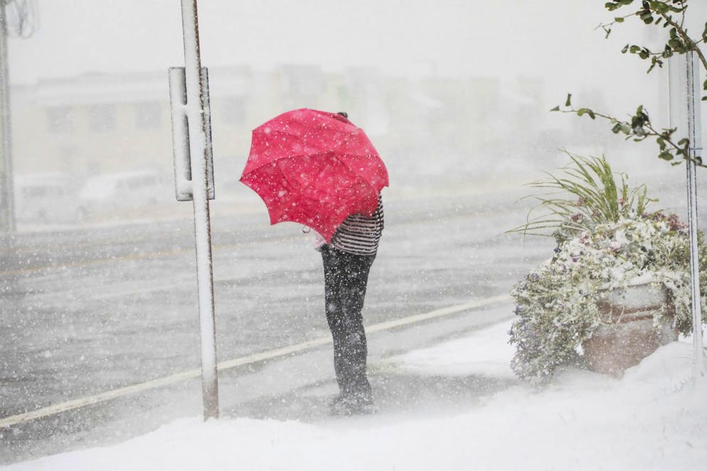 De fortes rafales de vent ont été enregistrées, avant l'arrivée d'un front froid dans l'après-midi. (image d'illustration)