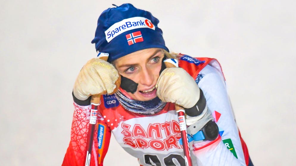 Therese Johaug et ses compatriotes ont vu leur série victorieuse prendre fin en relais.