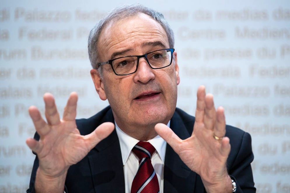 «Il ne reste pas beaucoup de possibilités», a constaté M. Parmelin samedi sur les ondes de la radio alémanique SRF. (archives)