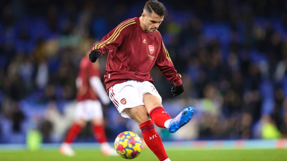 Granit Xhaka a apporté son expérience au milieu du terrain d'Arsenal.