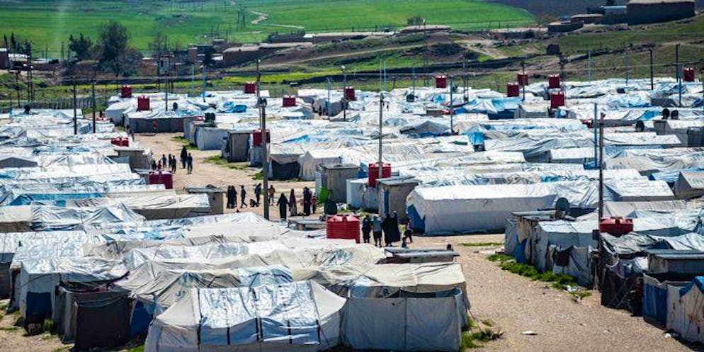 Il campo in Siria