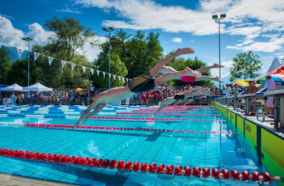 Un'immagine dell'attuale piscina del Centro sportivo nazionale di Tenero.