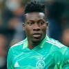 Ajax's goalkeeper Andre Onana during the Champions League group C soccer match between Besiktas and Ajax at the Vodafone Park Stadium in Istanbul, Turkey, Wednesday, Nov. 24, 2021. (AP Photo)