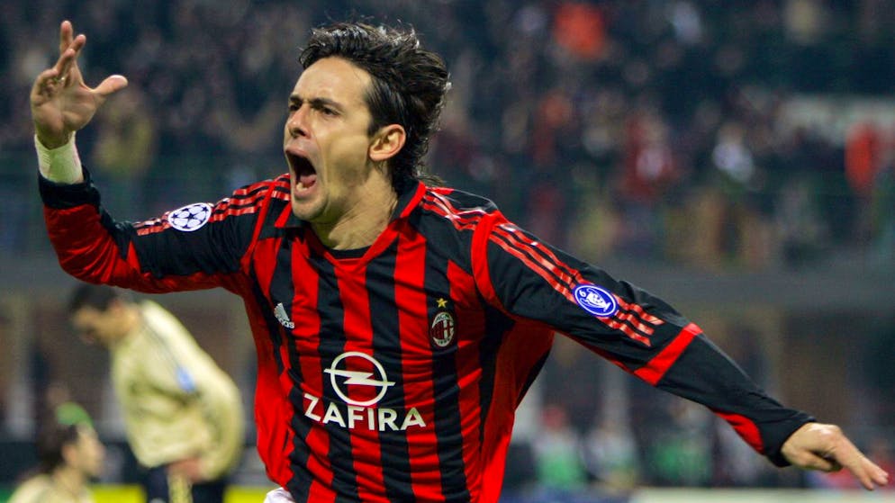Die Champions-League-Rekordtorjäger. <strong>14. Filippo Inzaghi:</strong> 46 Tore. Klubs: AC MIlan, Juventus Turin.