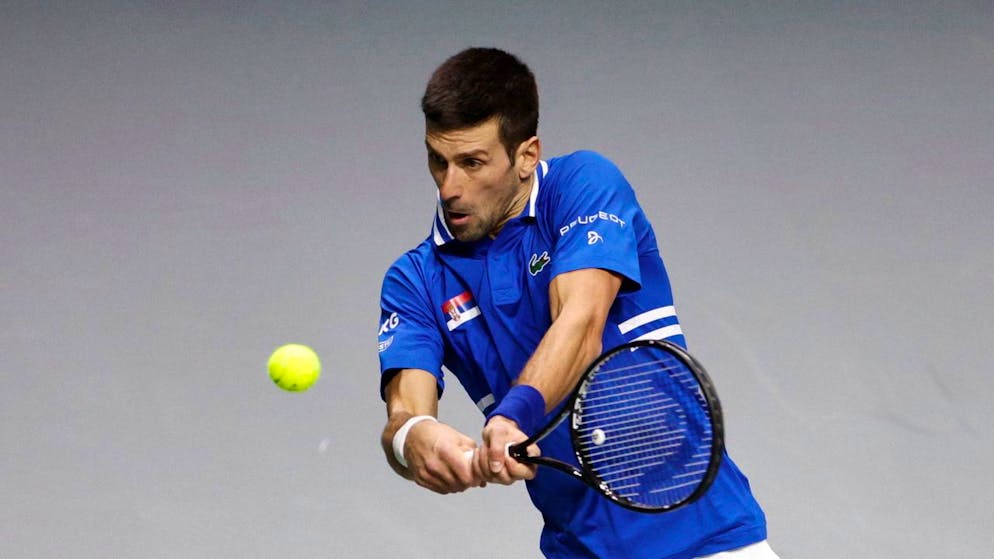 Novak Djokovic disputera l'ATP Cup de Sydney en janvier, ont indiqué les organisateurs (archives).