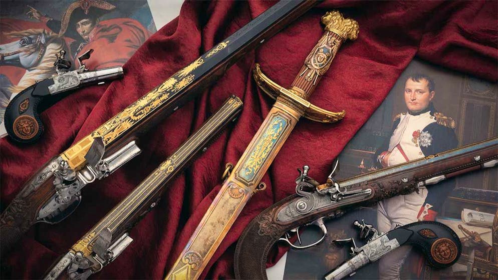 inige Waffen des französischen Kaisers Napoleon Bonaparte sind in den USA für knapp drei Millionen Dollar versteigert worden.