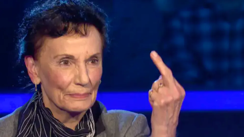 Älteste Kandidatin aller Zeiten. Pensionierte zeigt ihrem Ex bei Günther Jauch den Mittelfinger