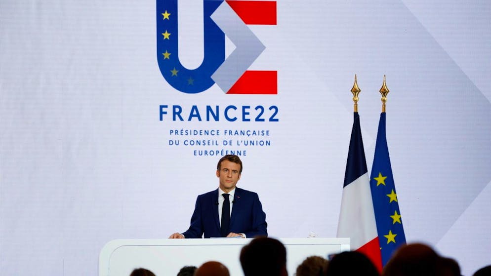 Il presidente Emmanuel Macron ha illustrato oggi a Parigi le priorità del semestre di presidenza di turno francese dell'Unione europea.