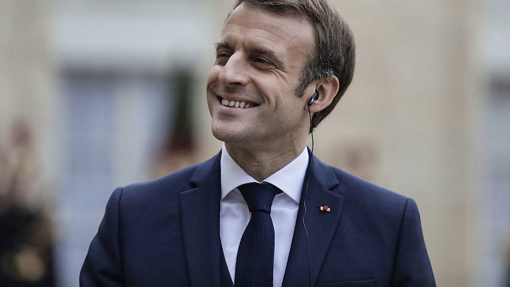 Emmanuel Macron présente son programme pour la présidence française de l'UE au 1er semestre 2022.