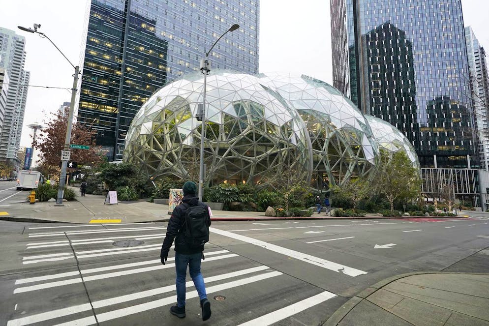 Amazon Spheres a Seattle, Stati Uniti.