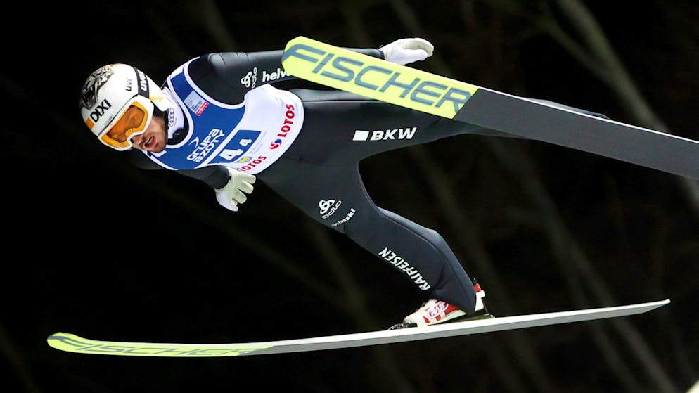 Killian Peier a fini au pied du podium lors des qualifications vendredi.