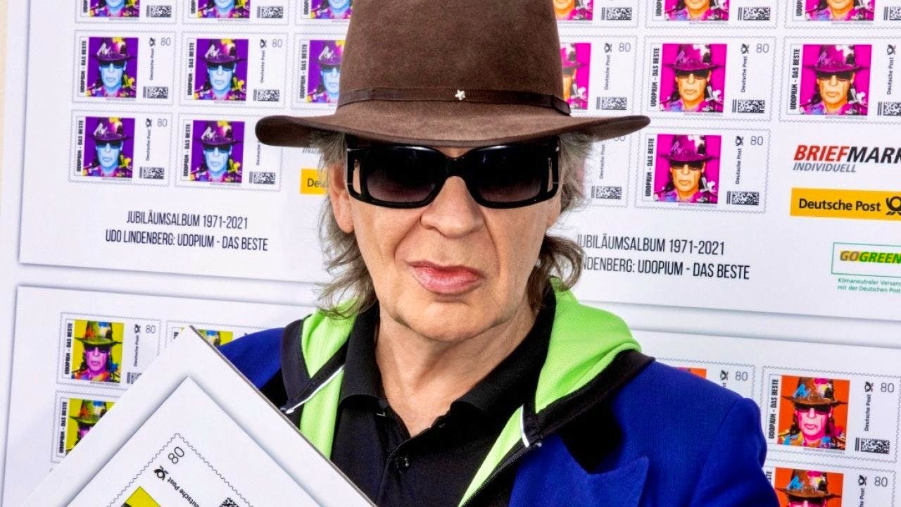 Deutschland. Udo Lindenberg versteigert Sonderdruck-Briefmarken