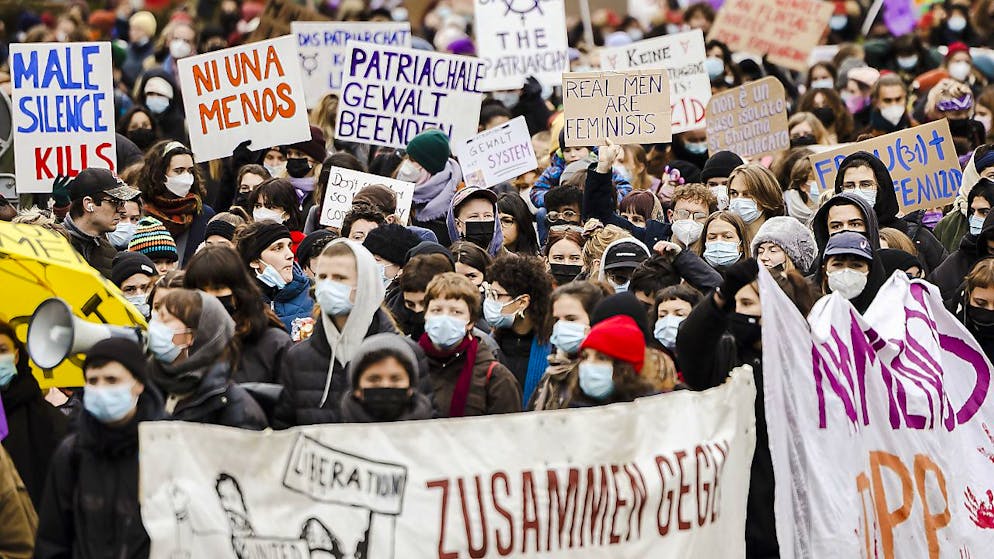 La manifestazione odierna a Zurigo