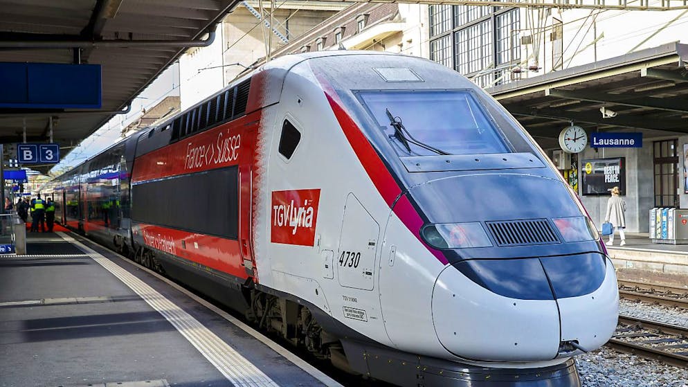 TGV Lyria alla stazione di Losanna