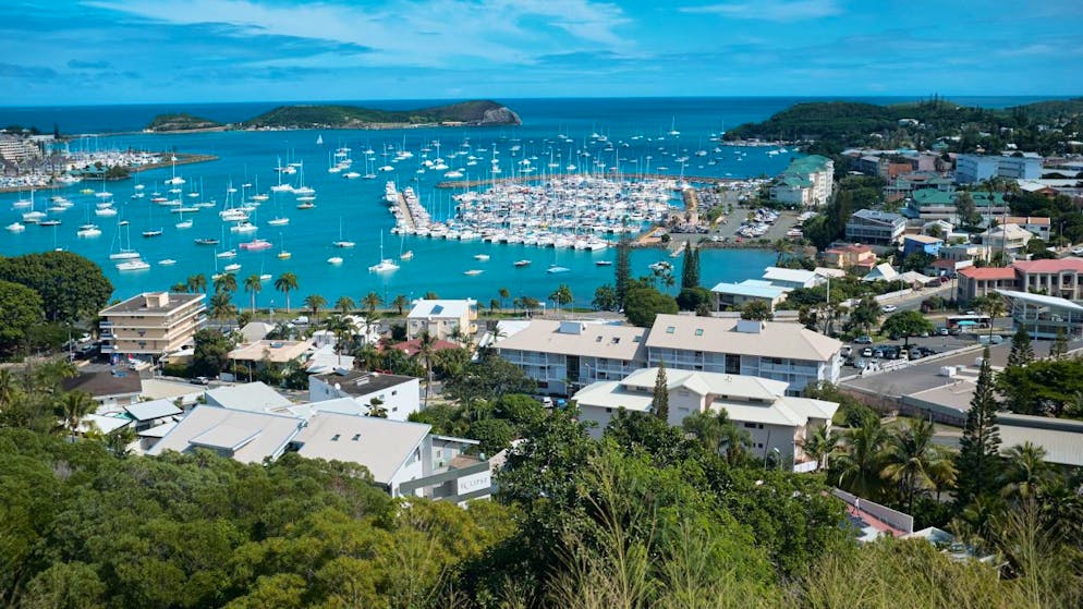 La baia di Noumea, capitale della Nuova Caledonia