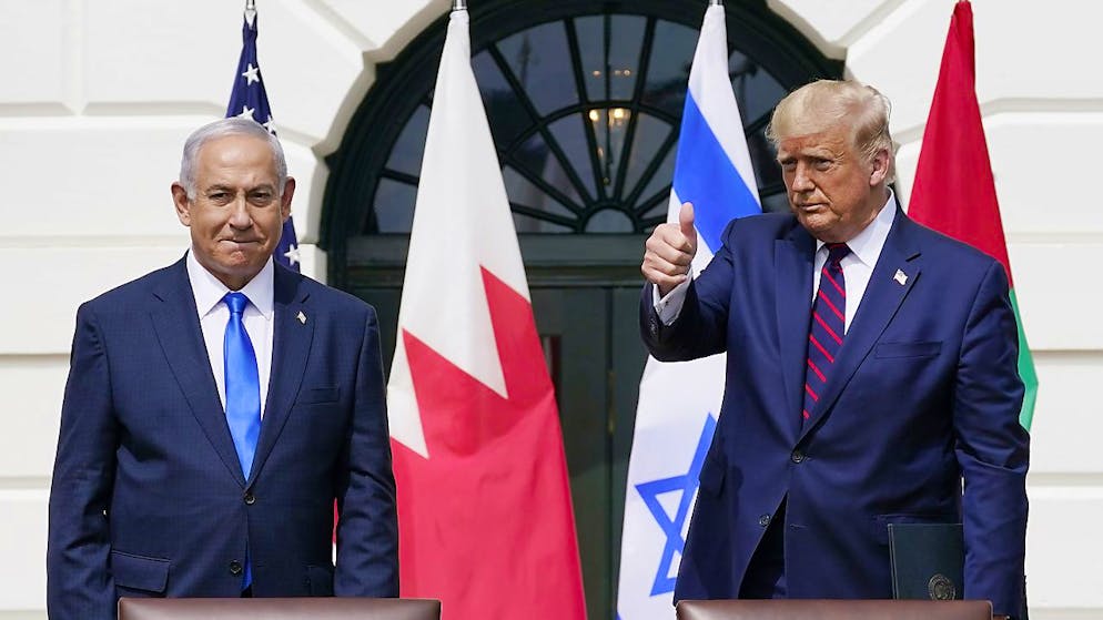 Netanyahu e Trump insieme quando erano alla guida dei rispettivi Paesi.