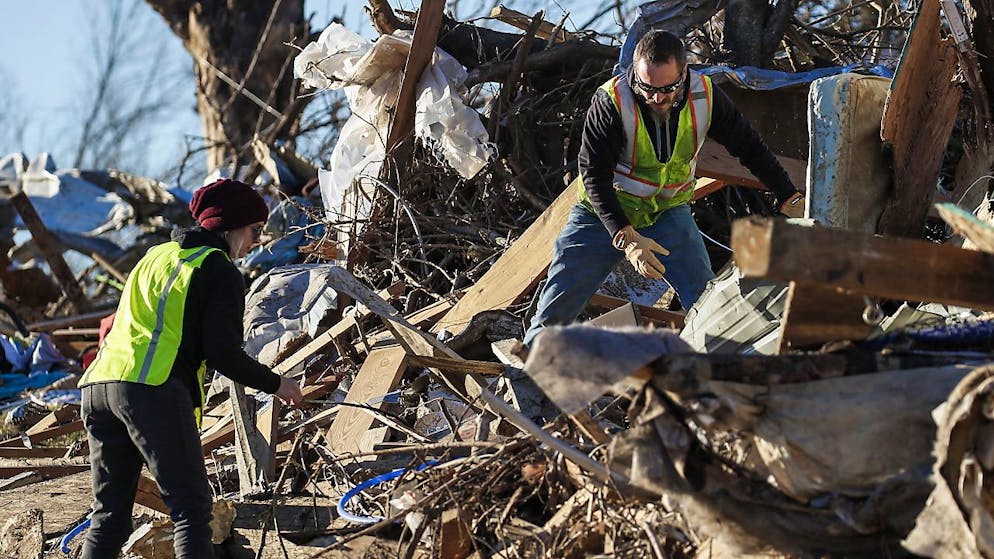 Sale il bilancio della vittime del tornado in Kentucky