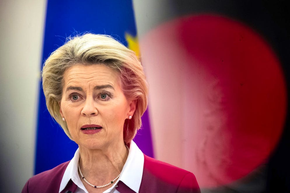 Die Präsidentin der Europäischen Kommission: Ursula von der Leyen.
