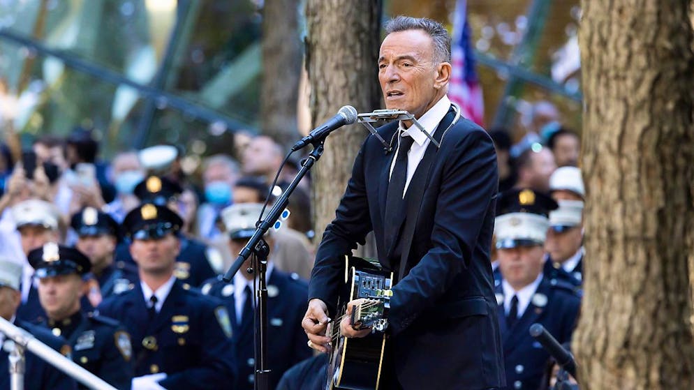 Bruce Springsteen lors d'une cérémonie en souvenir des victimes des attentats du 11 septembre (archives).