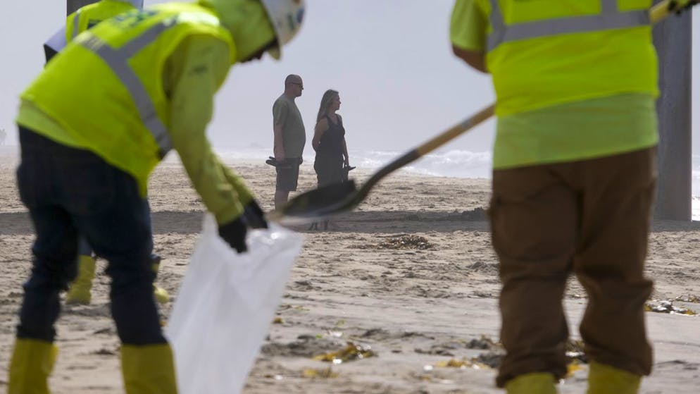 Au total, 24 km de littoral avaient été souillés par la marée noire (archives).