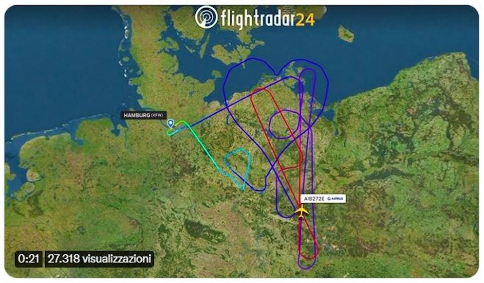 Il messaggio in volo dell'ultimo A380