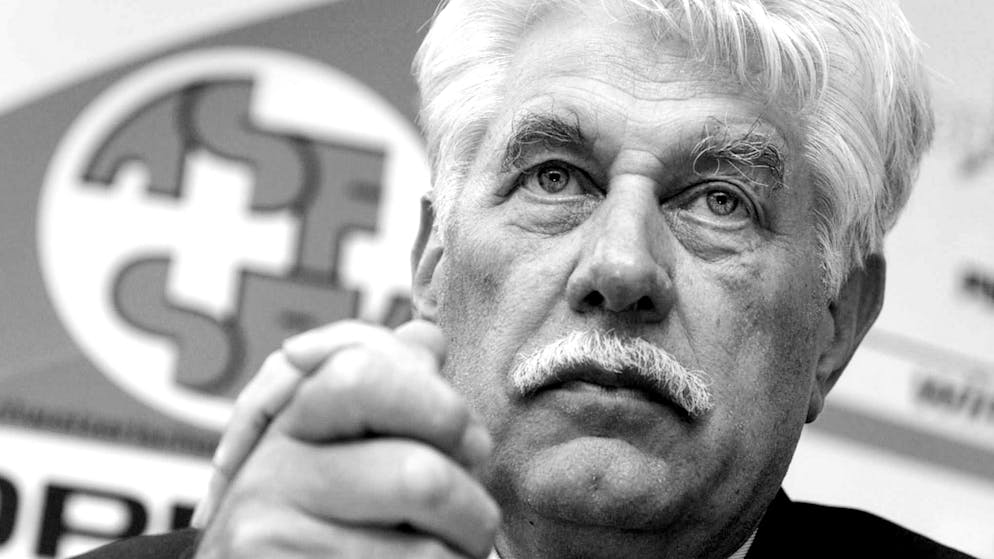 Marcel Mathier (ici en 1993), ancien président de l'ASF, est décédé à l'âge de 85 ans.