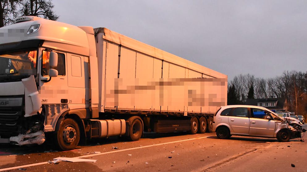 La scena dell'incidente.