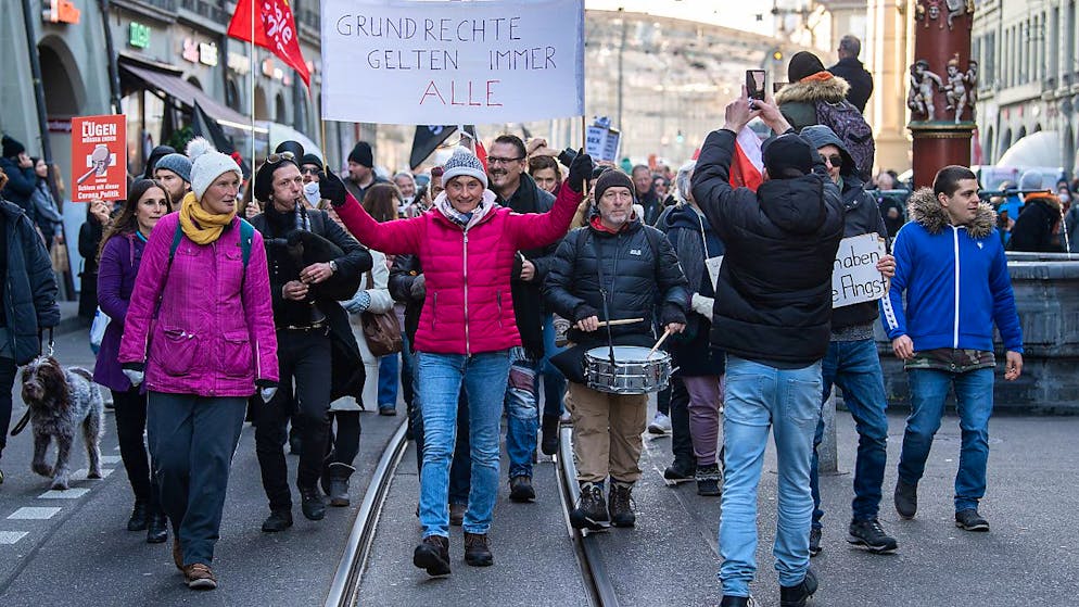 Aucun incident n'a été constaté durant la manifestation, non autorisée selon la police bernoise.