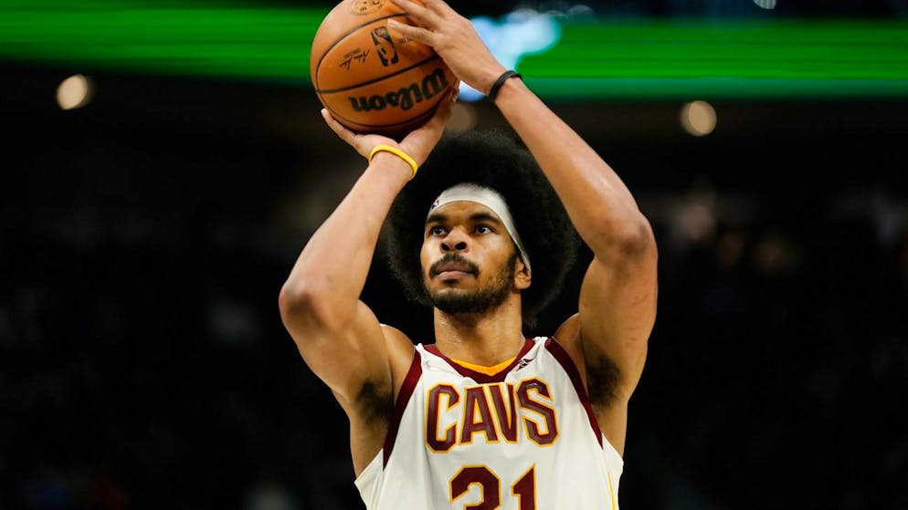 Jarrett Allen en action