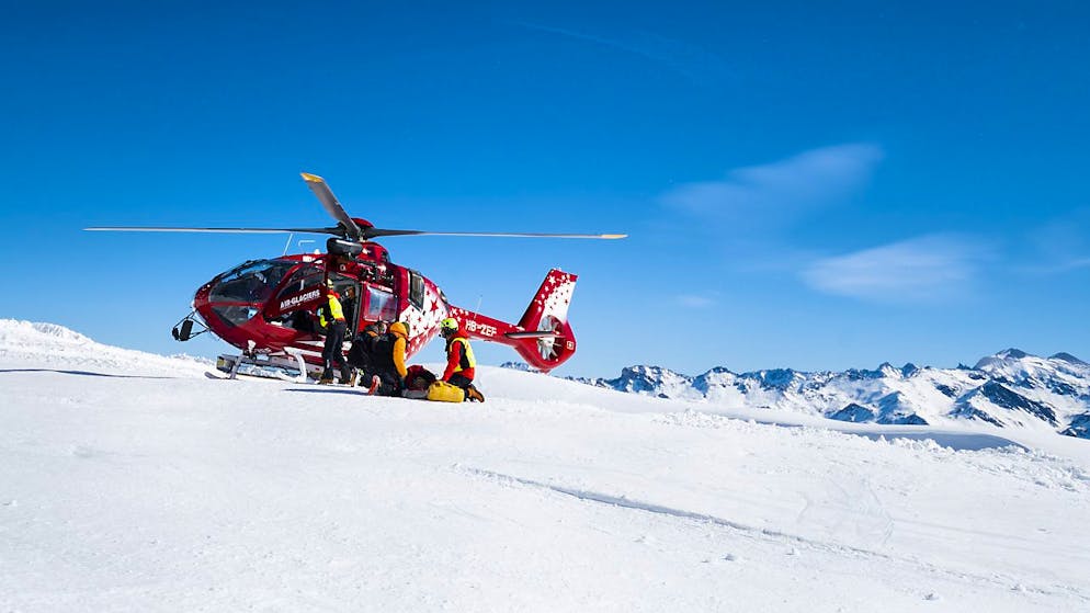 Air-Glaciers est intervenu à 42 reprises sur le premier week-end sur les pistes (archives).