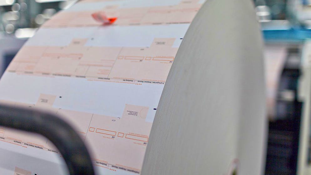 Swiss Post Solutions stampa e manda per esempio le fatture di diverse imprese.