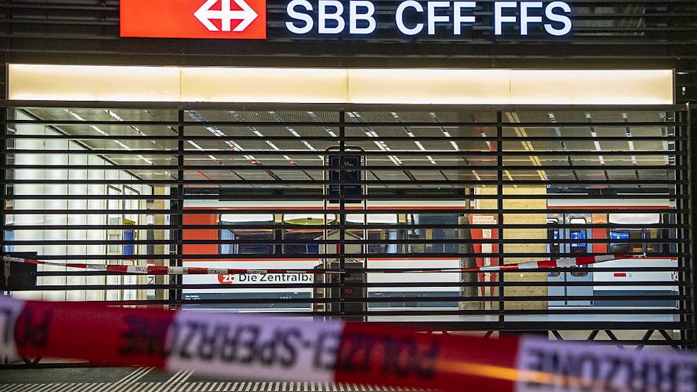 C'est à cause du dynamitage d'un bancomat que les premiers trains du jour n'ont pas pu circuler mardi à Lucerne.