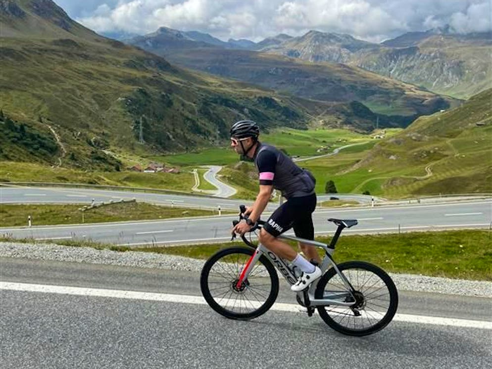«Ich verbringe am Wochenende viel Zeit auf dem Velo»: Manuel Rothmund.