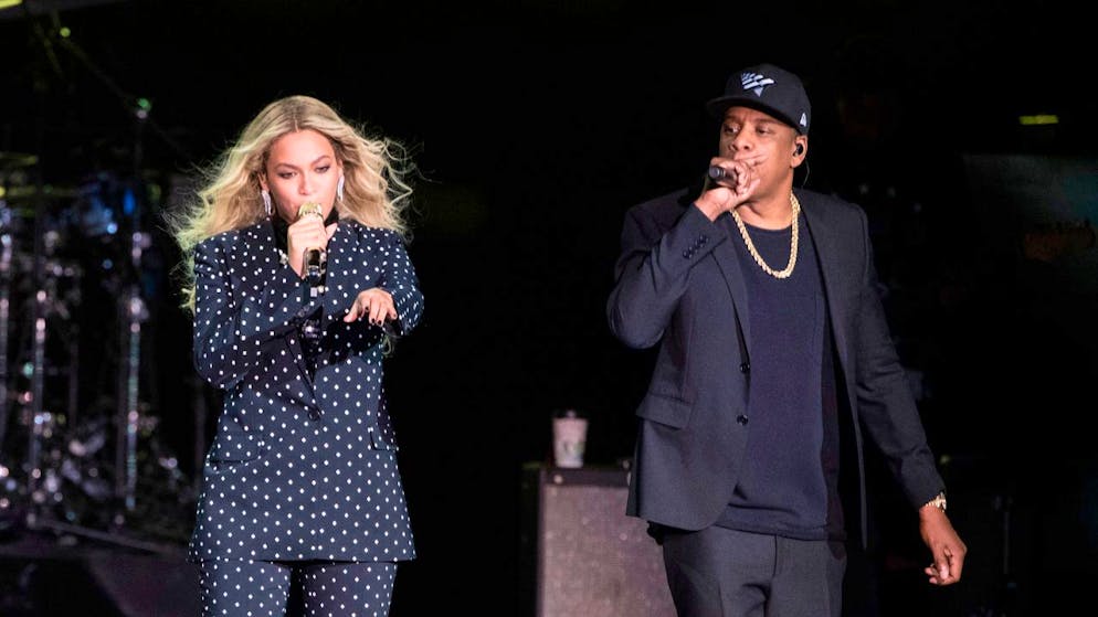 Beyonce et son mari Jay-Z ont été retenus pour les chansons des films "La Méthode Williams" et "Guns Go Bang" (archives).