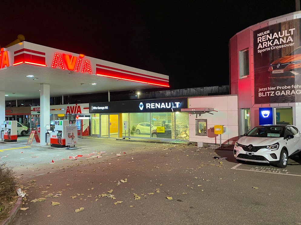 Il bancomat preso di mira a Volketswil