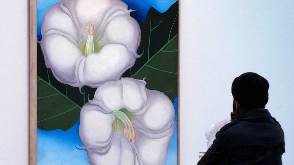 Una delle iconiche opere di Georgia O'Keeffe che dal 23 gennaio saranno esposte alla Fondazione Beyeler di Riehen (BS).