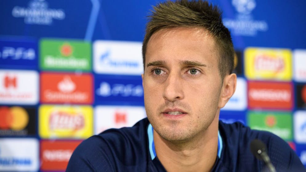 Mario Gavranovic lors d'une conférence de presse