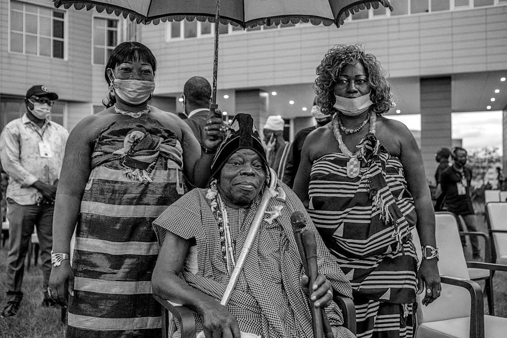 Dadah Kêfa Sagbadjou Glèlè (au centre) est décédé la semaine dernière.