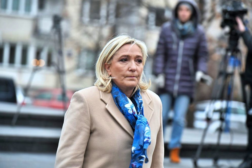 Jeudi une injure visant Marine Le Pen et un message pro-Zemmour «Z 2022» ont été tracés dans le givre sur une voiture devant le domicile de la candidate à la présidentielle. (archives)