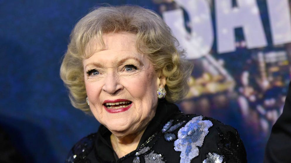 L'attrice Betty White in una foto del 2015.