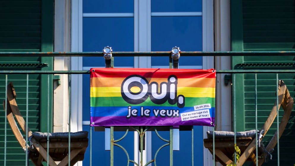 Le mariage pour tous, accepté en votation en Suisse le 26 septembre dernier, a été un des thèmes qui a le plus intéressé les internautes helvétiques sur Facebook et Instagram en 2021 (image prétexte).