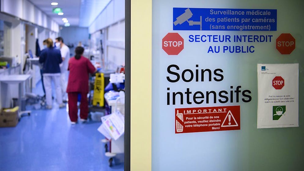 Les patients Covid-19 occupent 37,7% des places disponibles en soins intensifs, dont le taux d'occupation est de 76% (archives).
