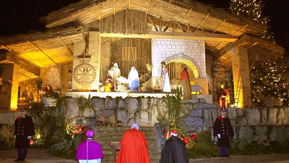 La visita al presepe dopo il Te Deum era un rituale del Papa il 31 dicembre