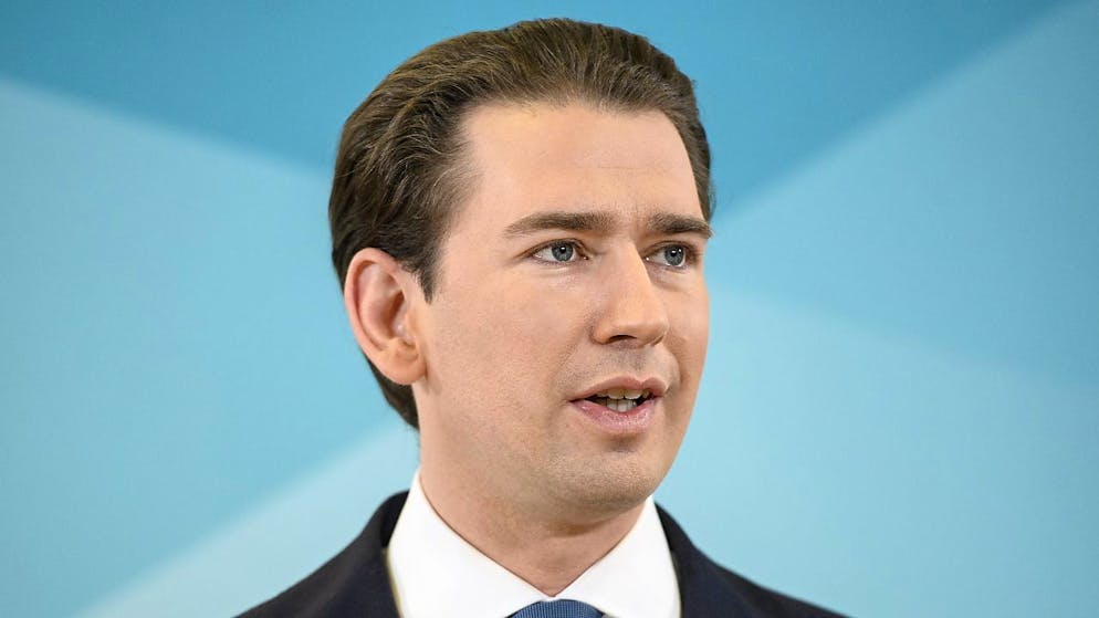 L'ex cancelliere austriaco Sebastian Kurz.