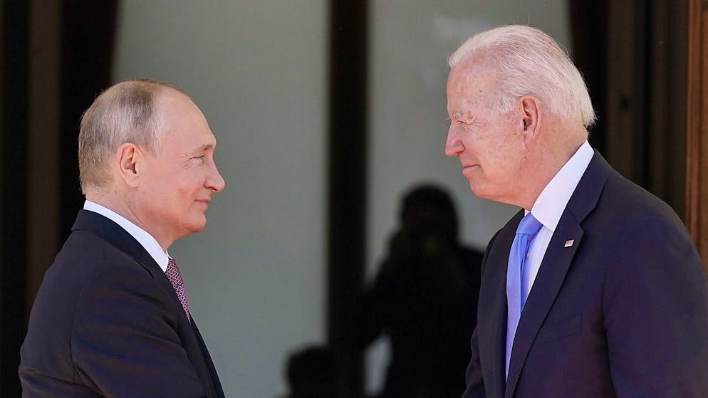 I presidenti americano Joe Biden e russo Vladimir Putin