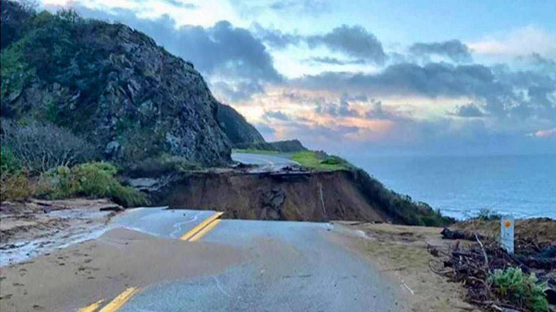 How soil erosion affects Highway 1